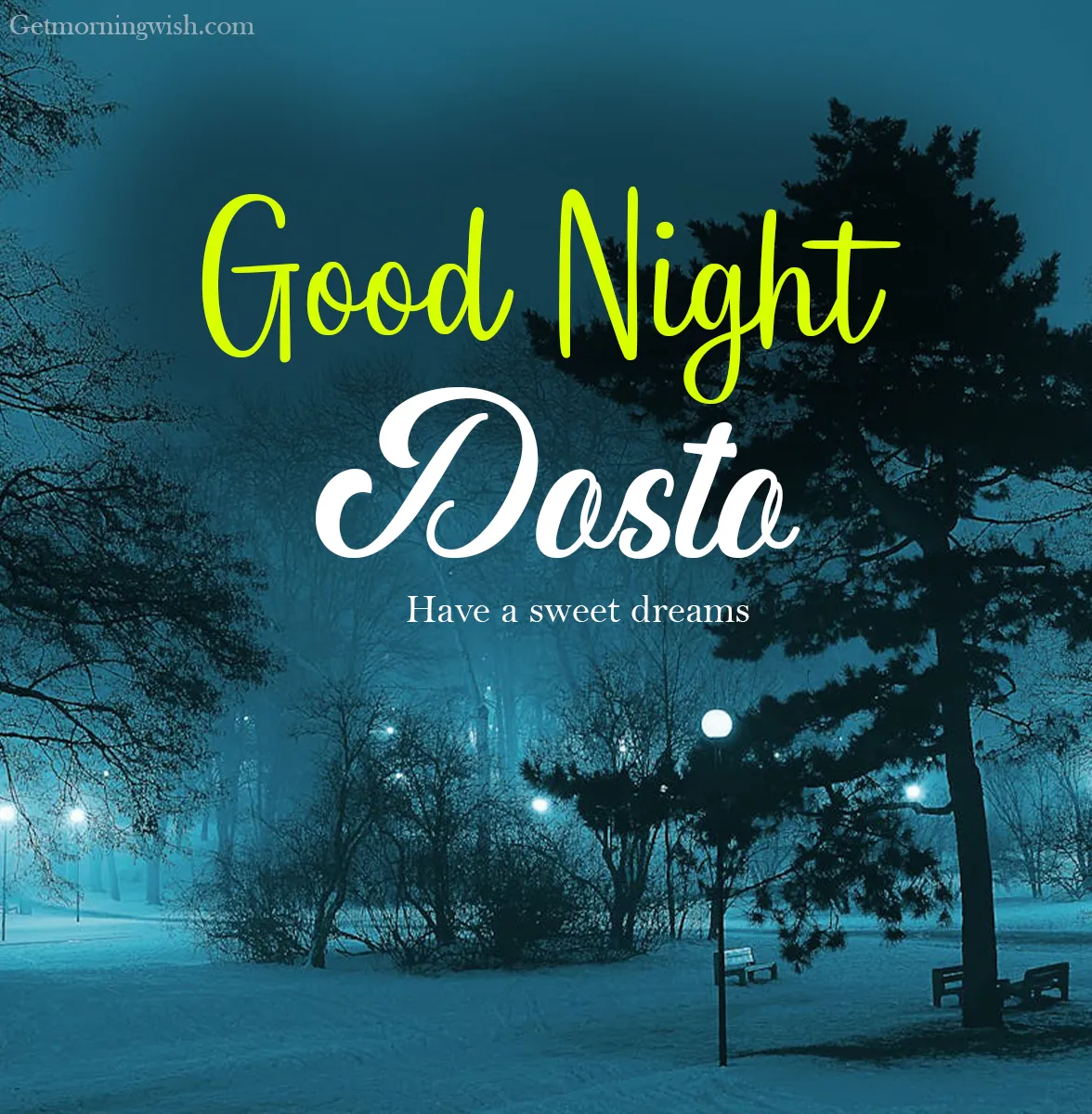 Good Night Pictures for Friend HD Image